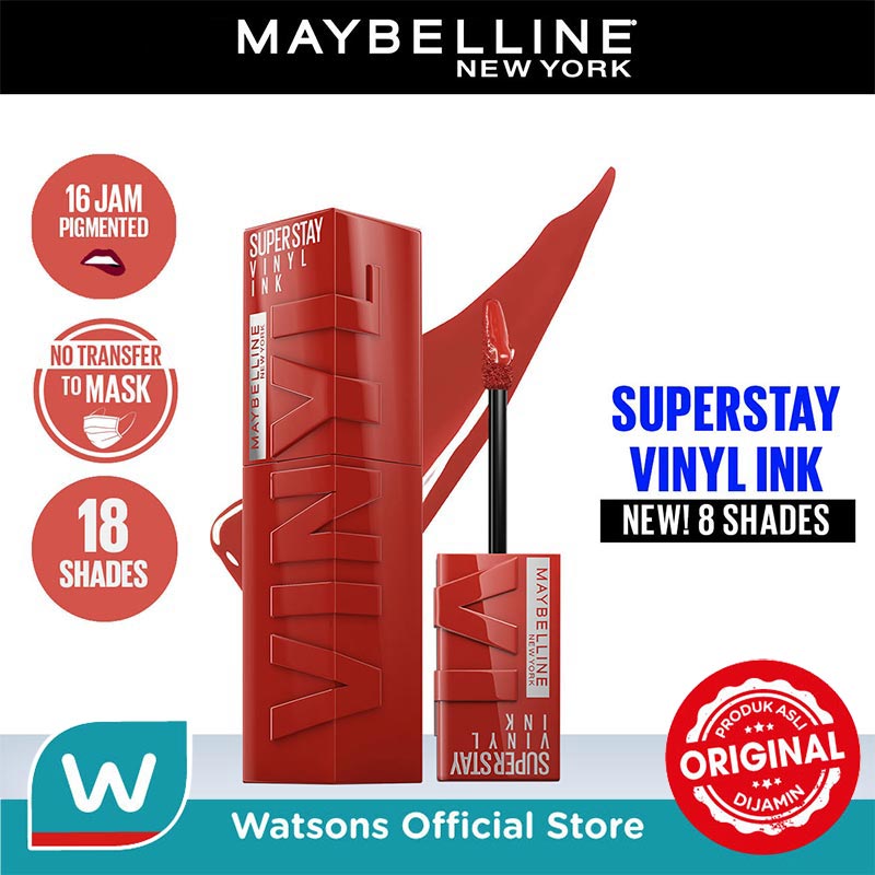 Turun 39%: Maybelline Superstay Vinyl