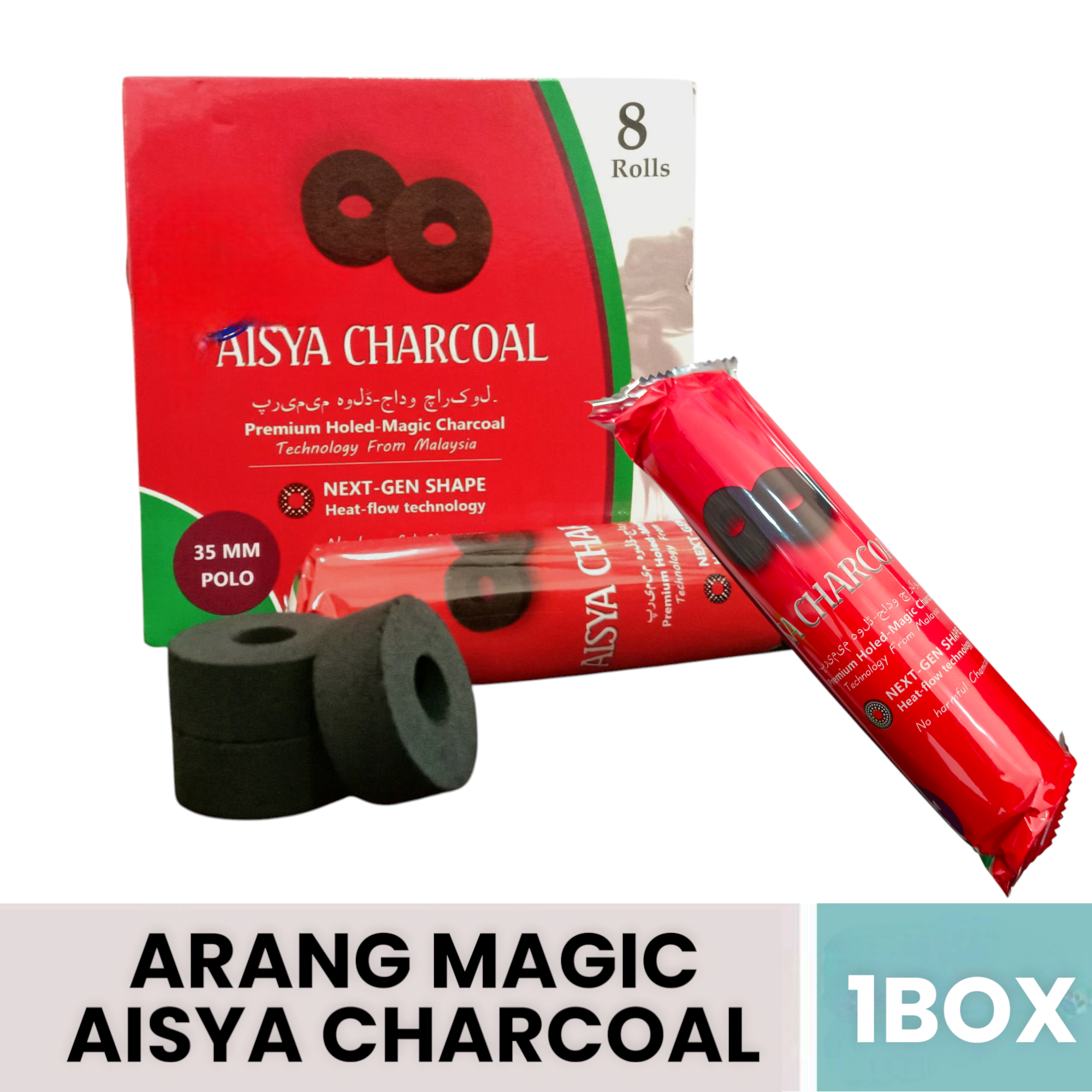 Turun 27%: Arang Magic 1 box isi