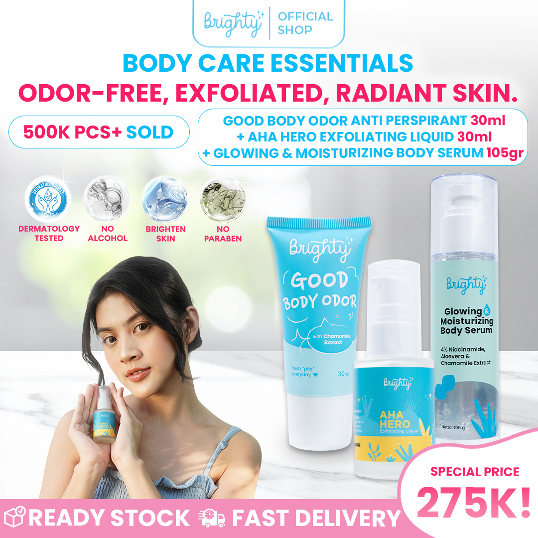 Turun 21%: BRIGHTY GOOD BODY ODOR X