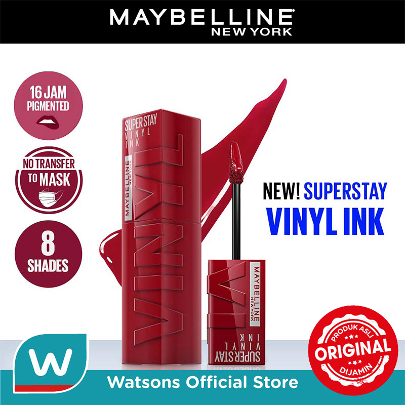 Turun 39%: Maybelline Superstay Vinyl