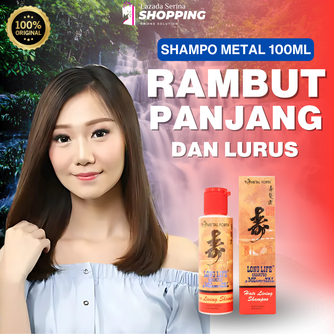 Turun 30%: Sampo Metal Shampo Pemanjang