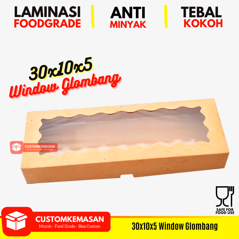 Turun 29%: Dus Brownies 30x10 Isi 25