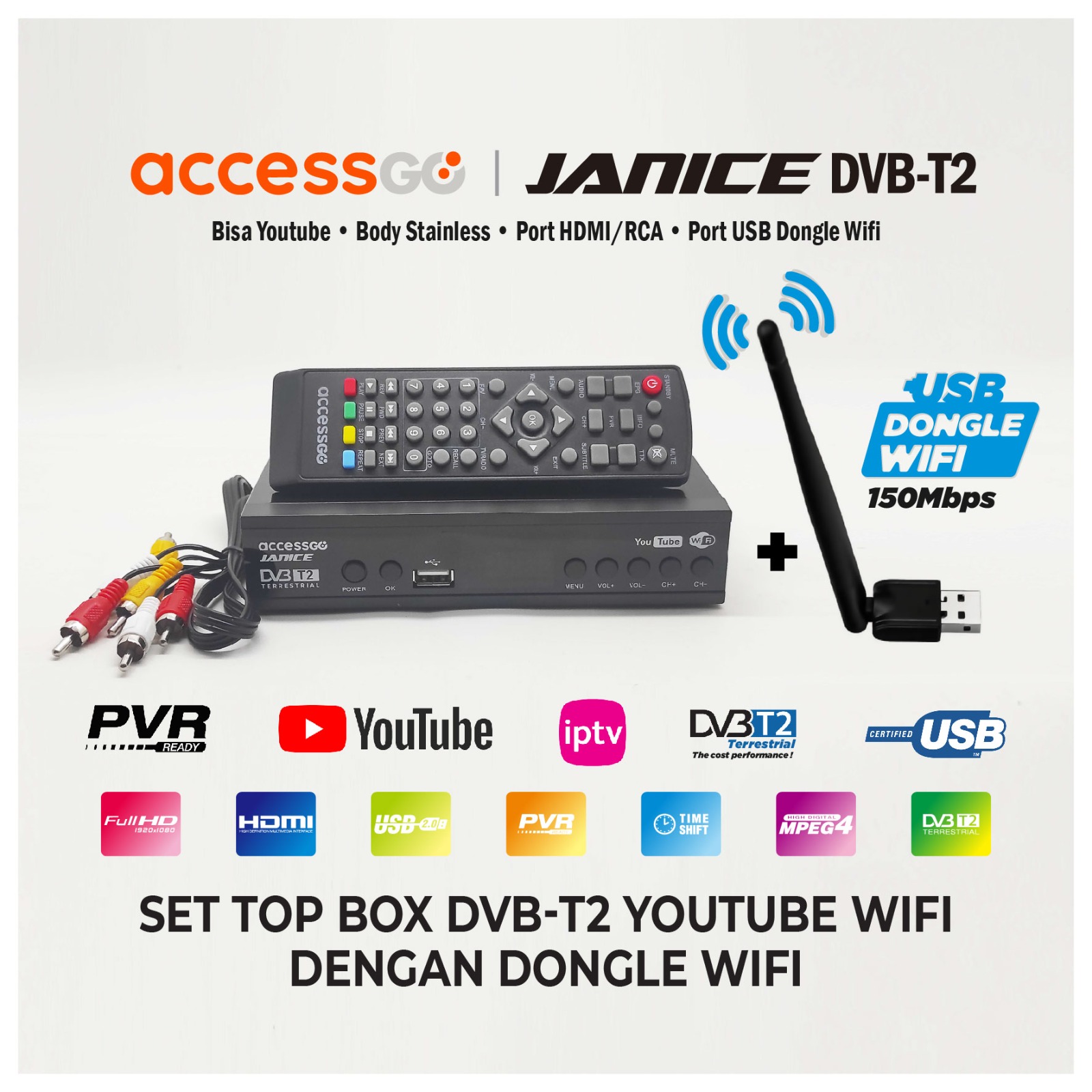 Harga Baru Turun: Set Top Box STB DVB