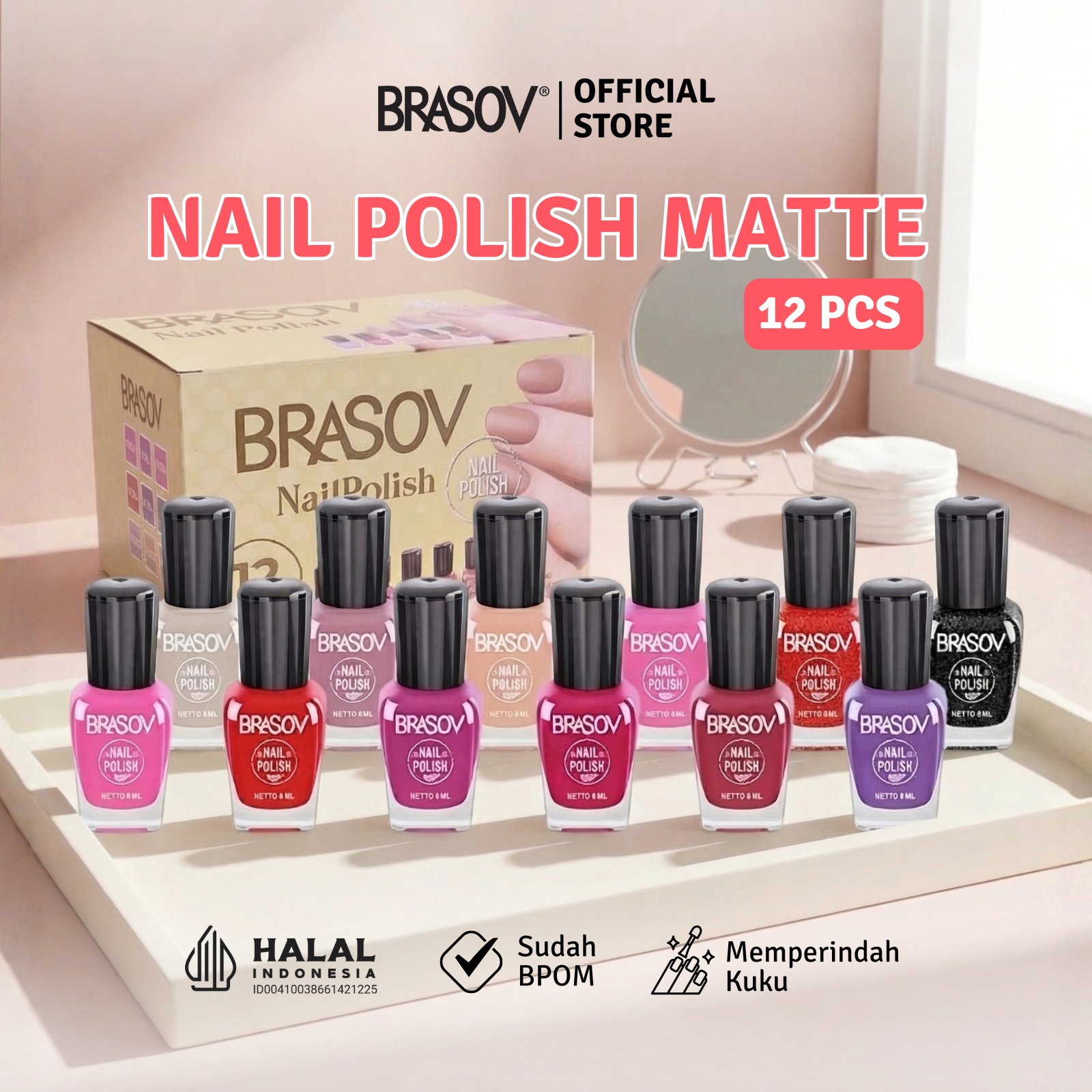 Harga Baru Turun: BRASOV Kutek Matte