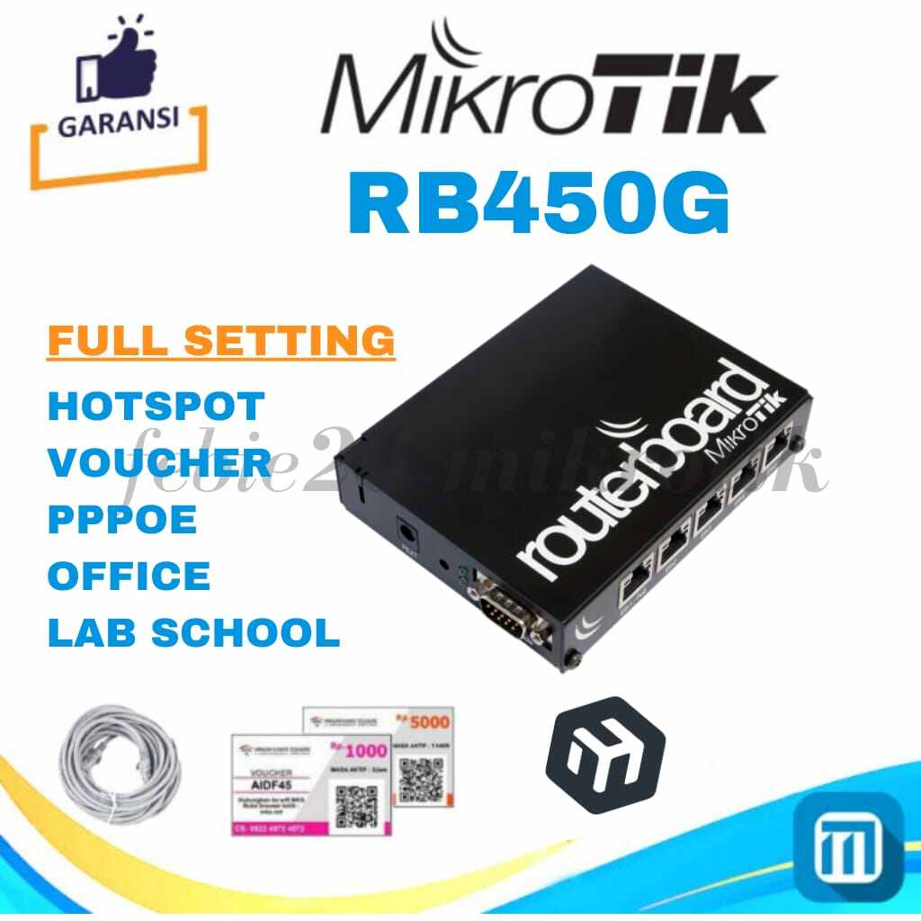 Harga Baru Turun: MikroTik RB450G Full
