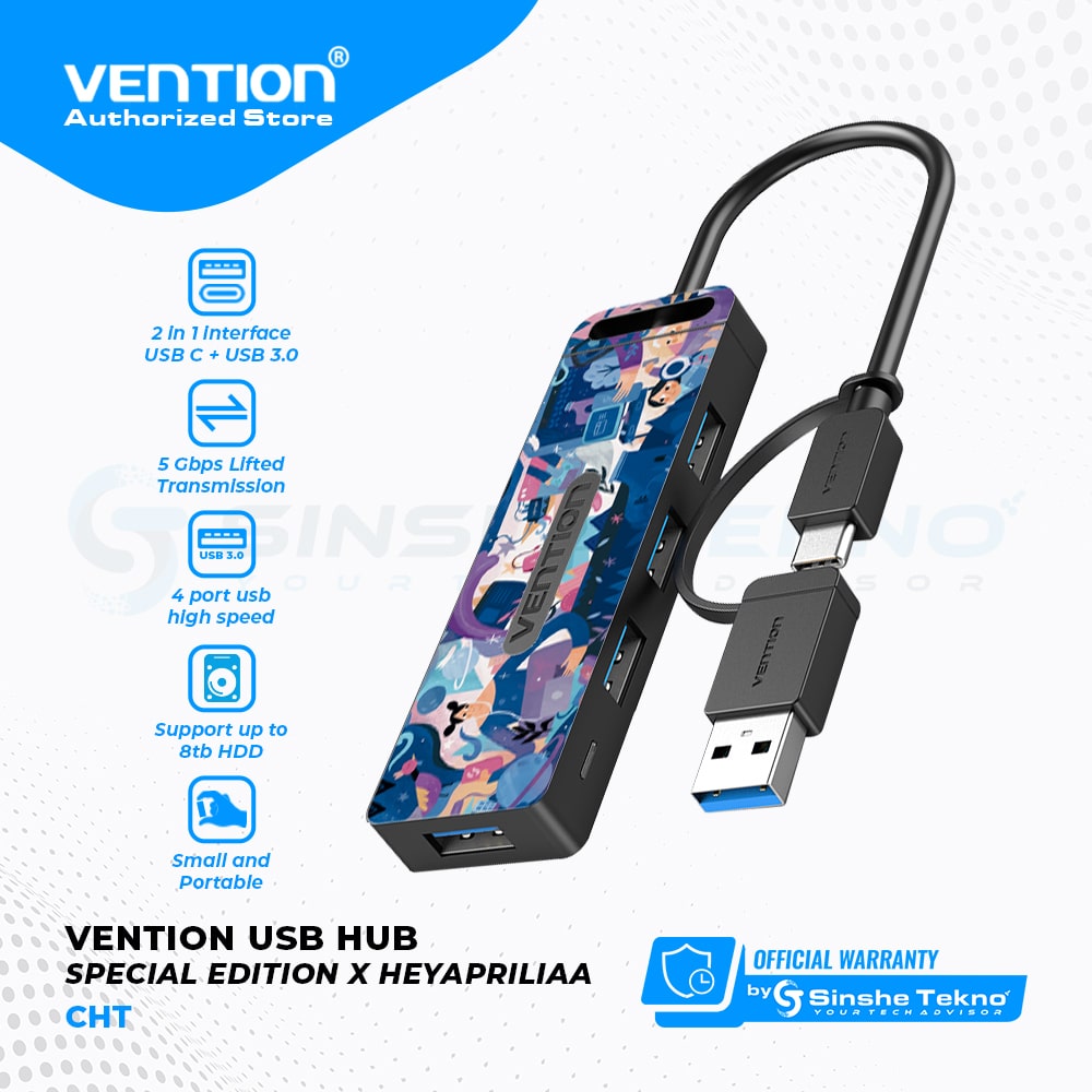Harga Baru Turun: Vention Usb Hub