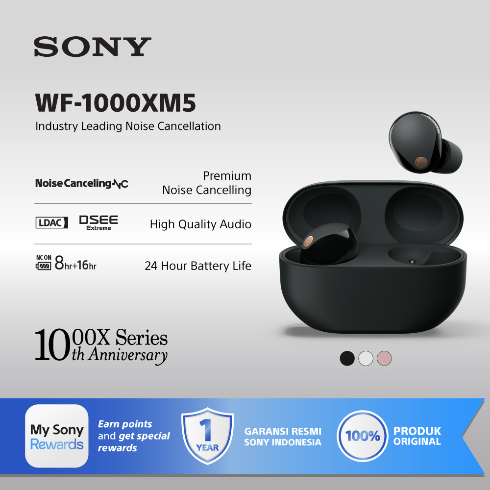 Harga Baru Turun: SONY WF-1000XM5 Noise
