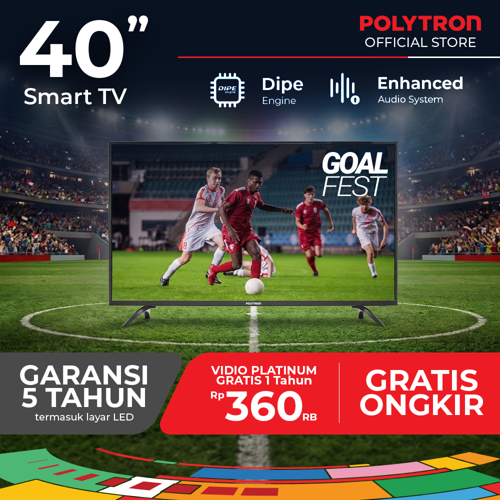 Harga Baru Turun: POLYTRON SMART DIGITAL