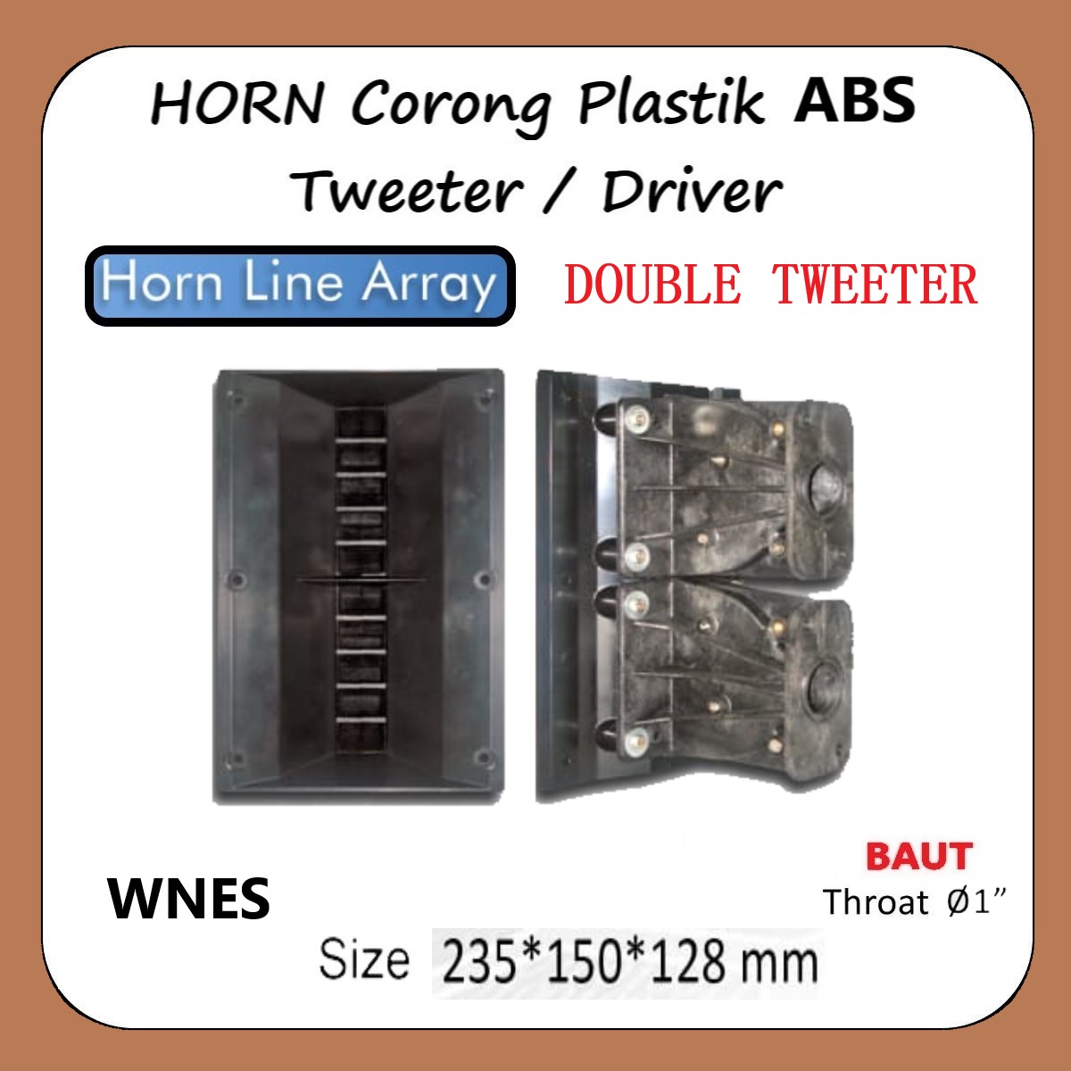 Harga Baru Turun: HORN LINE ARRAY DOUBLE