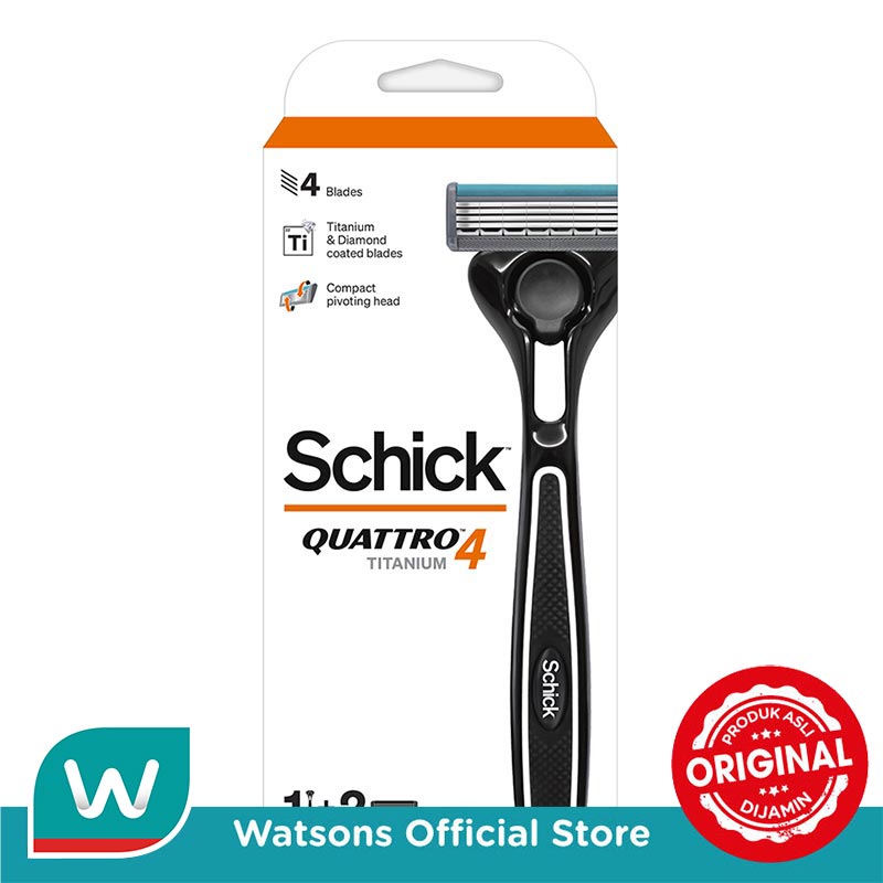 Turun 27%: Schick Quattro Titanium Kit