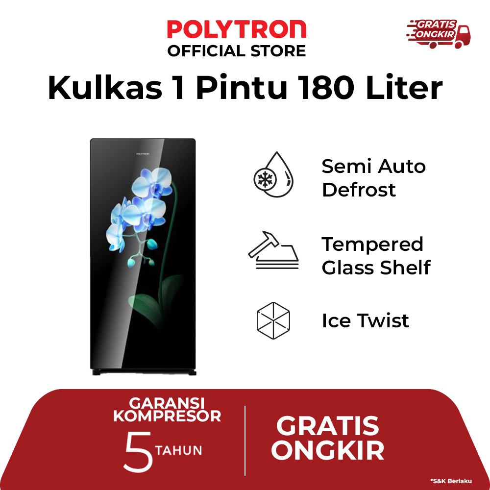 Harga Baru Turun: POLYTRON Kulkas 1