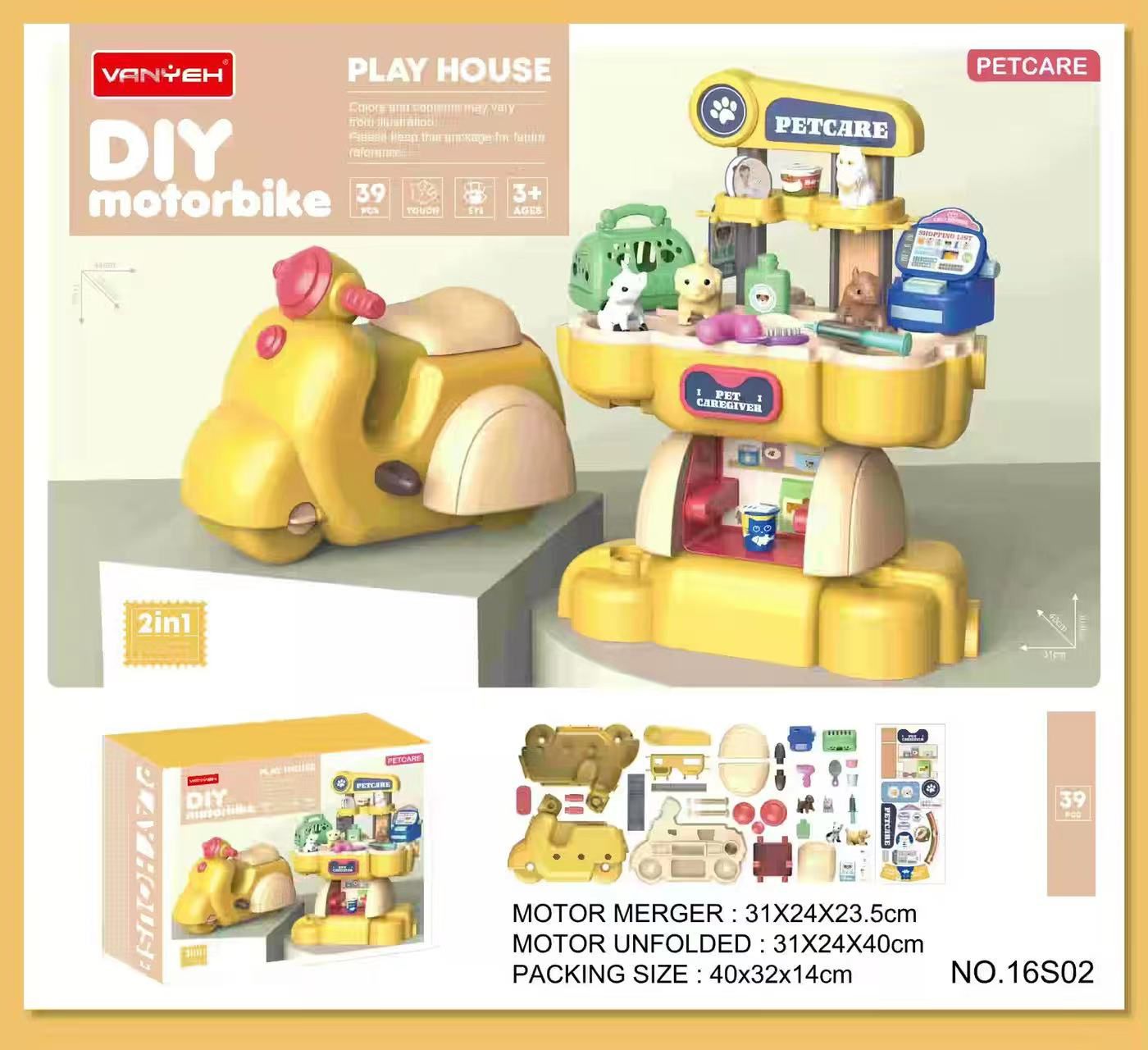 Turun 57%: Mainan Motor Play Set Rakit