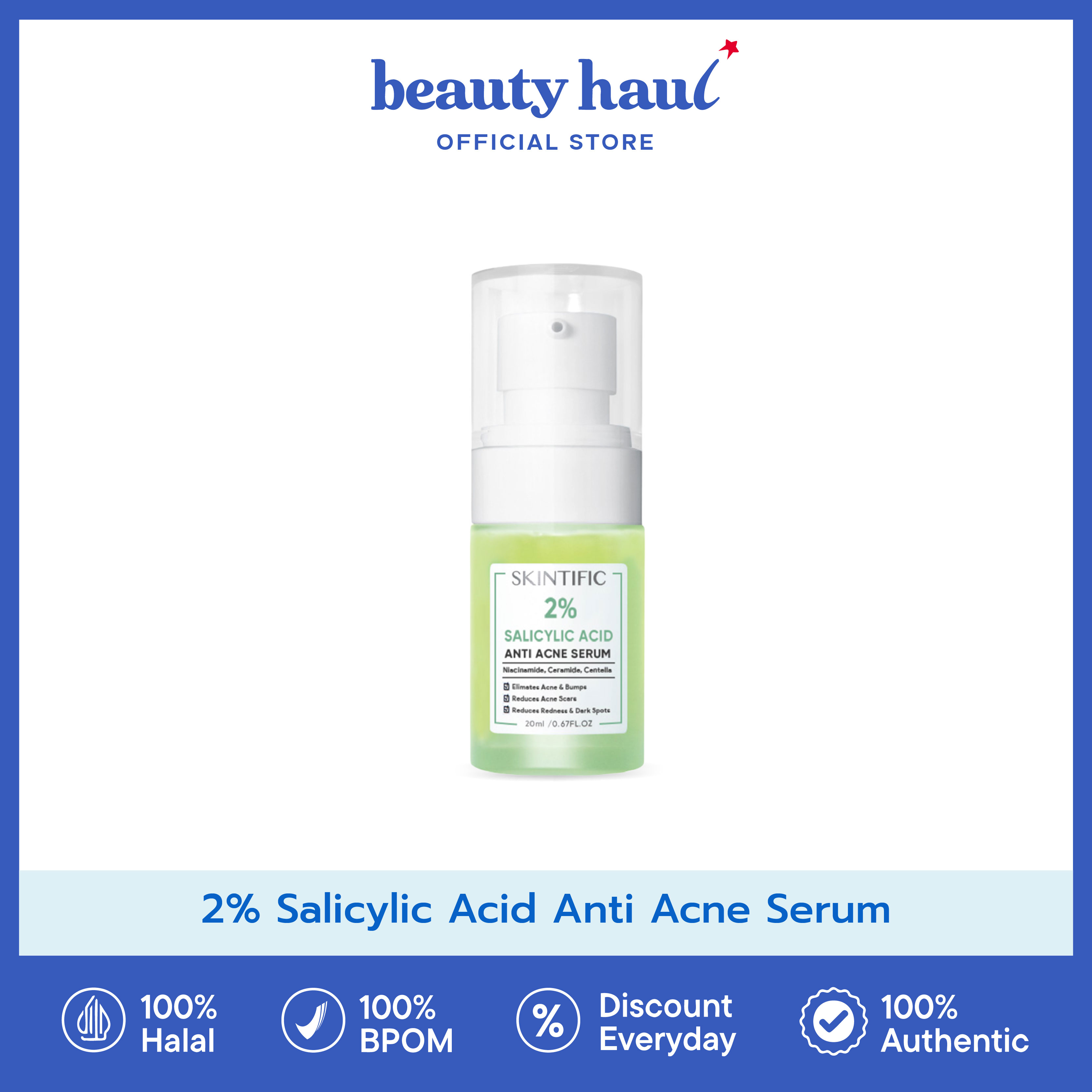 Harga Baru Turun: SKINTIFIC 2% Salicylic