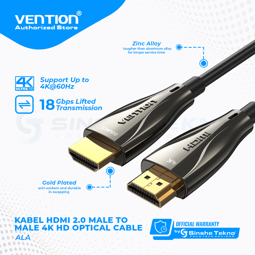Harga Baru Turun: Vention Kabel HDMI