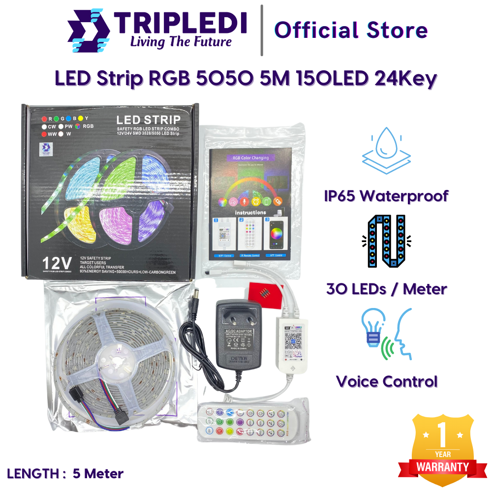 Harga Baru Turun: TRIPLEDI LED Strip RGB