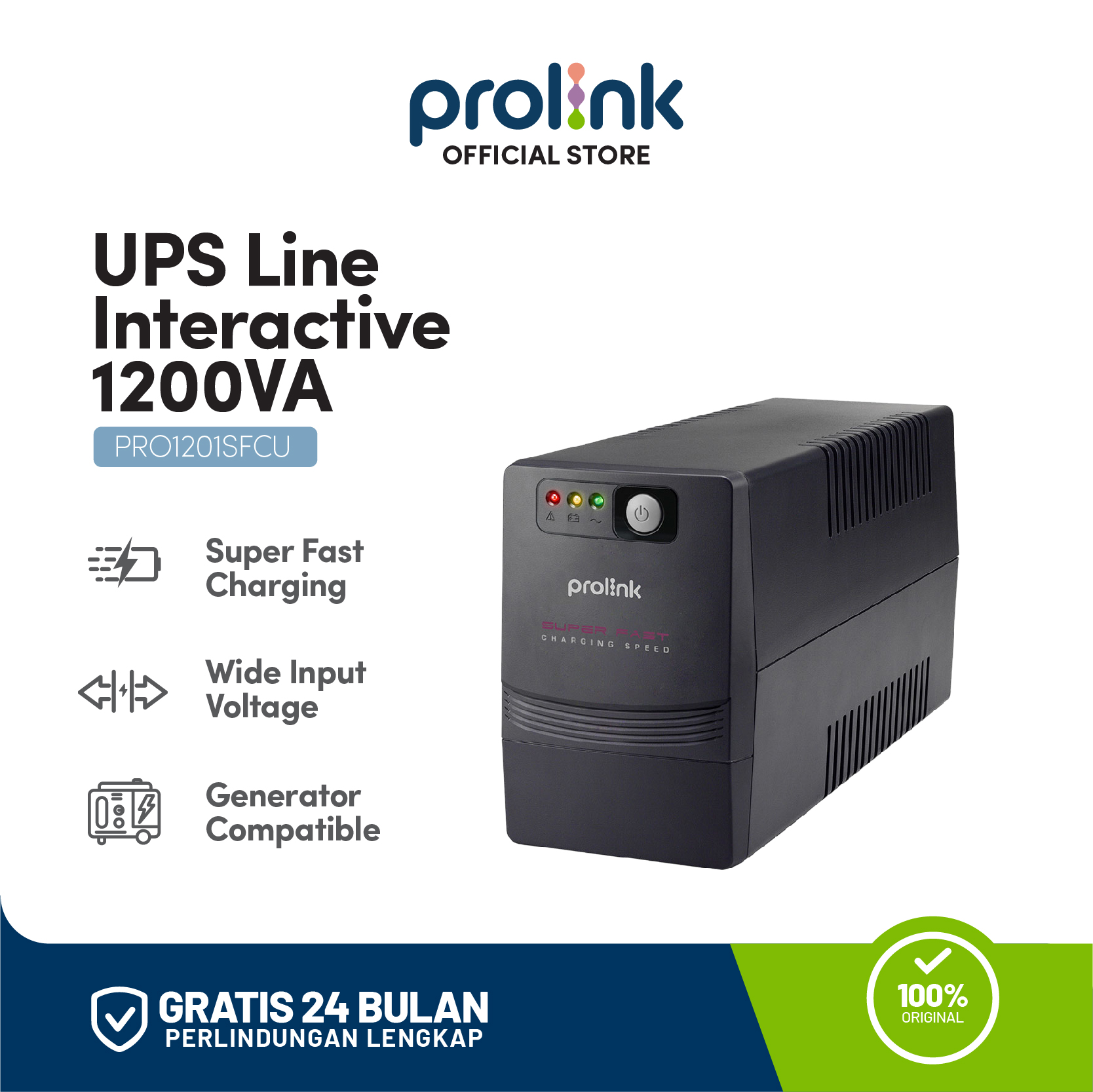 Harga Baru Turun: Prolink 650VA Line