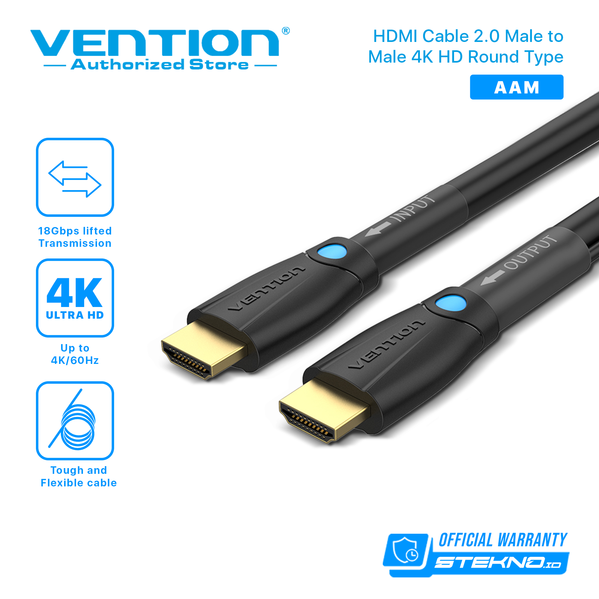 Harga Baru Turun: VENTION Kabel HDMI