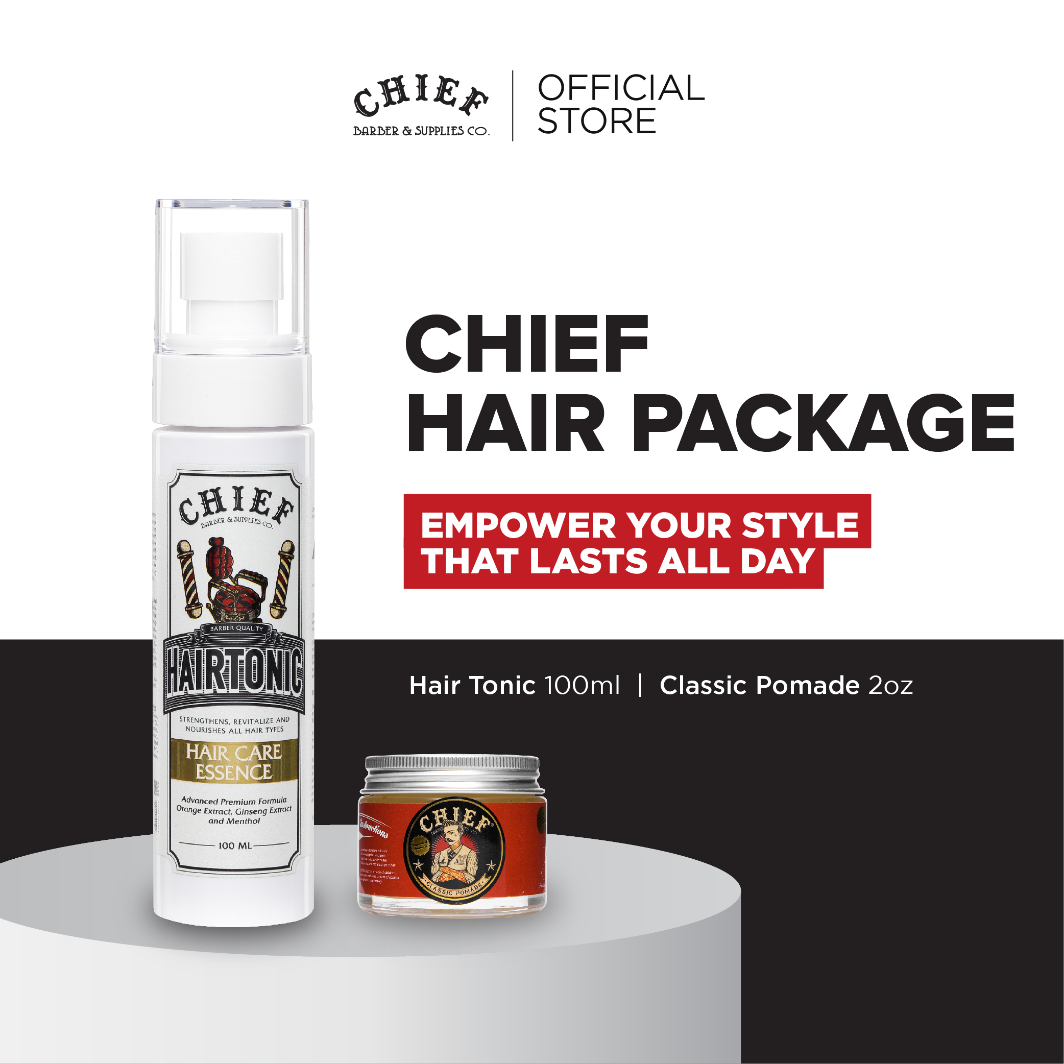 Harga Baru Turun: CHIEF HAIR PACKAGE
