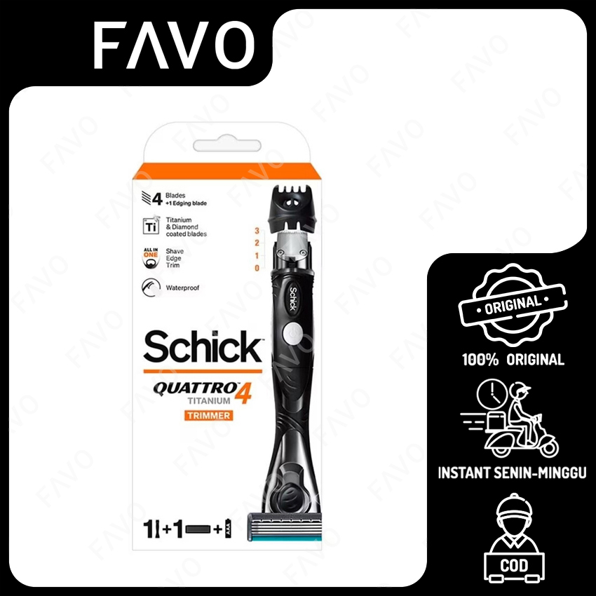 Turun 24%: Schick Quattro Titanium