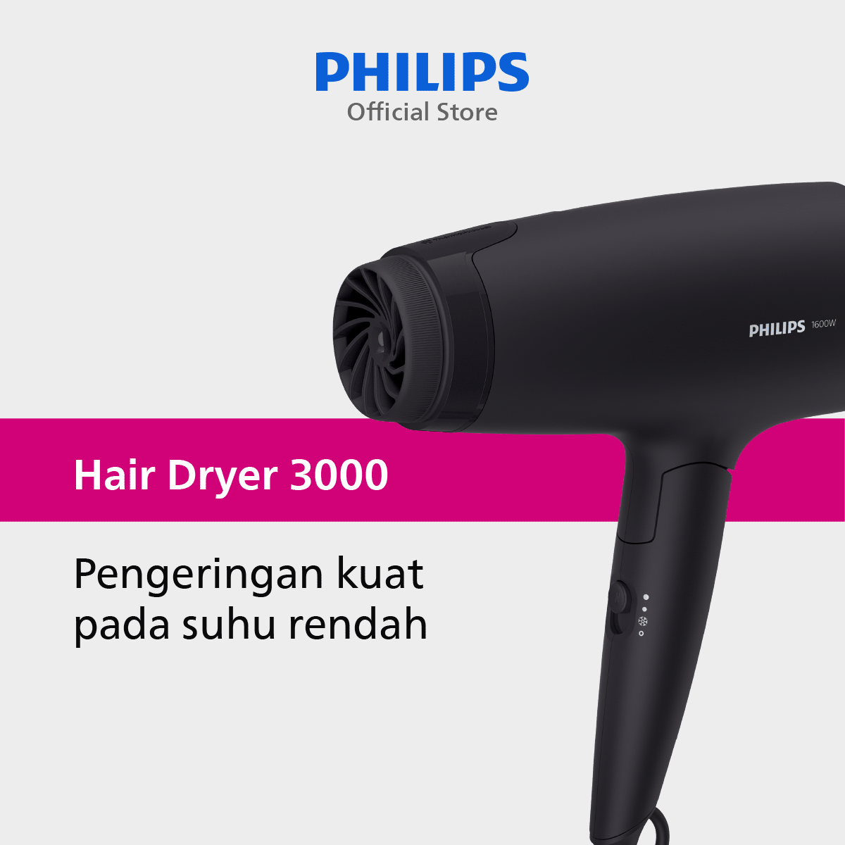Harga Baru Turun: Philips Hair Dryer
