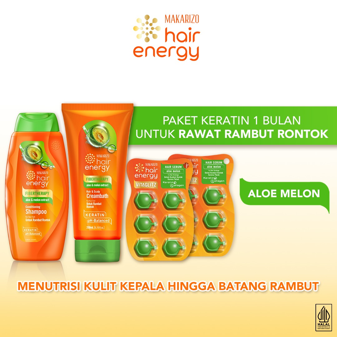 Harga Baru Turun: Paket KERATIN Makarizo