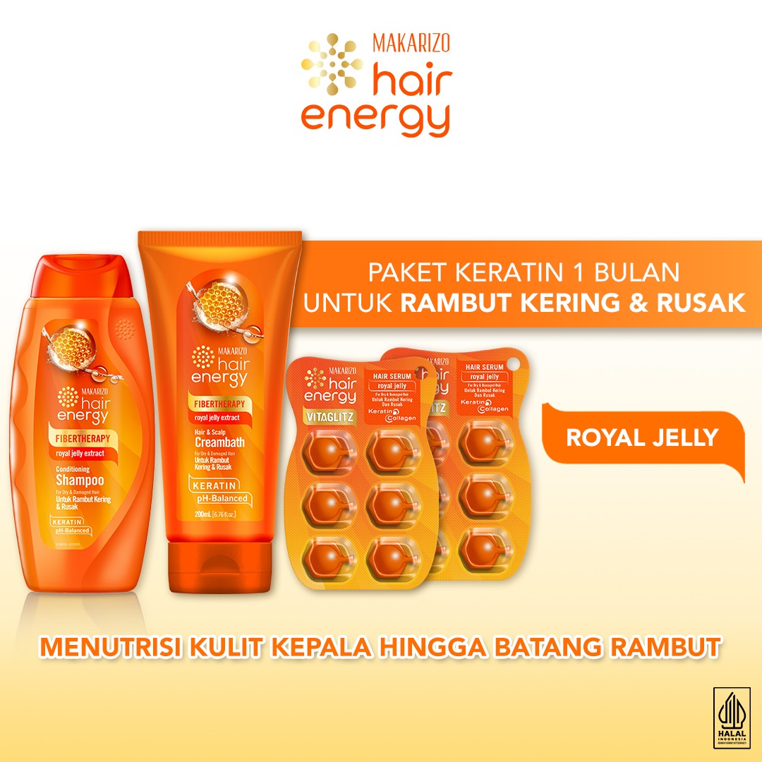 Harga Baru Turun: Paket KERATIN Makarizo