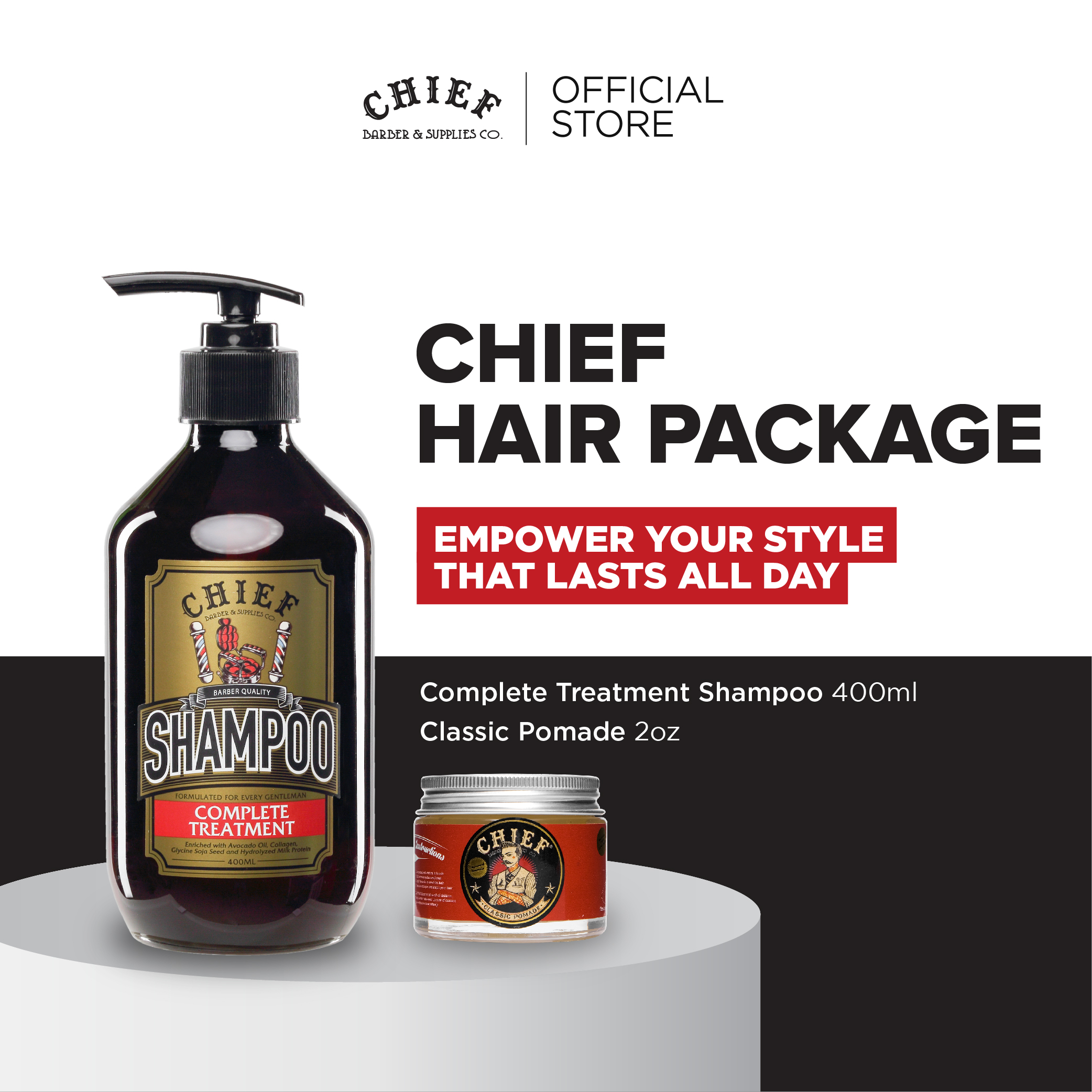 Harga Baru Turun: CHIEF HAIR PACKAGE