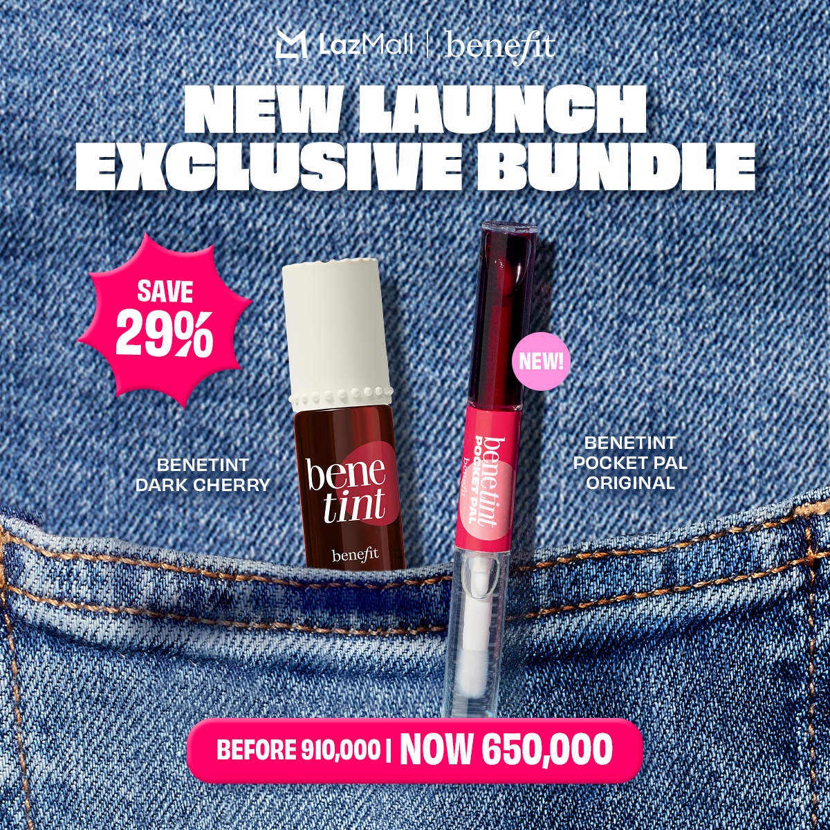 Turun 29%: Benefit - Benetint Pocket Pal