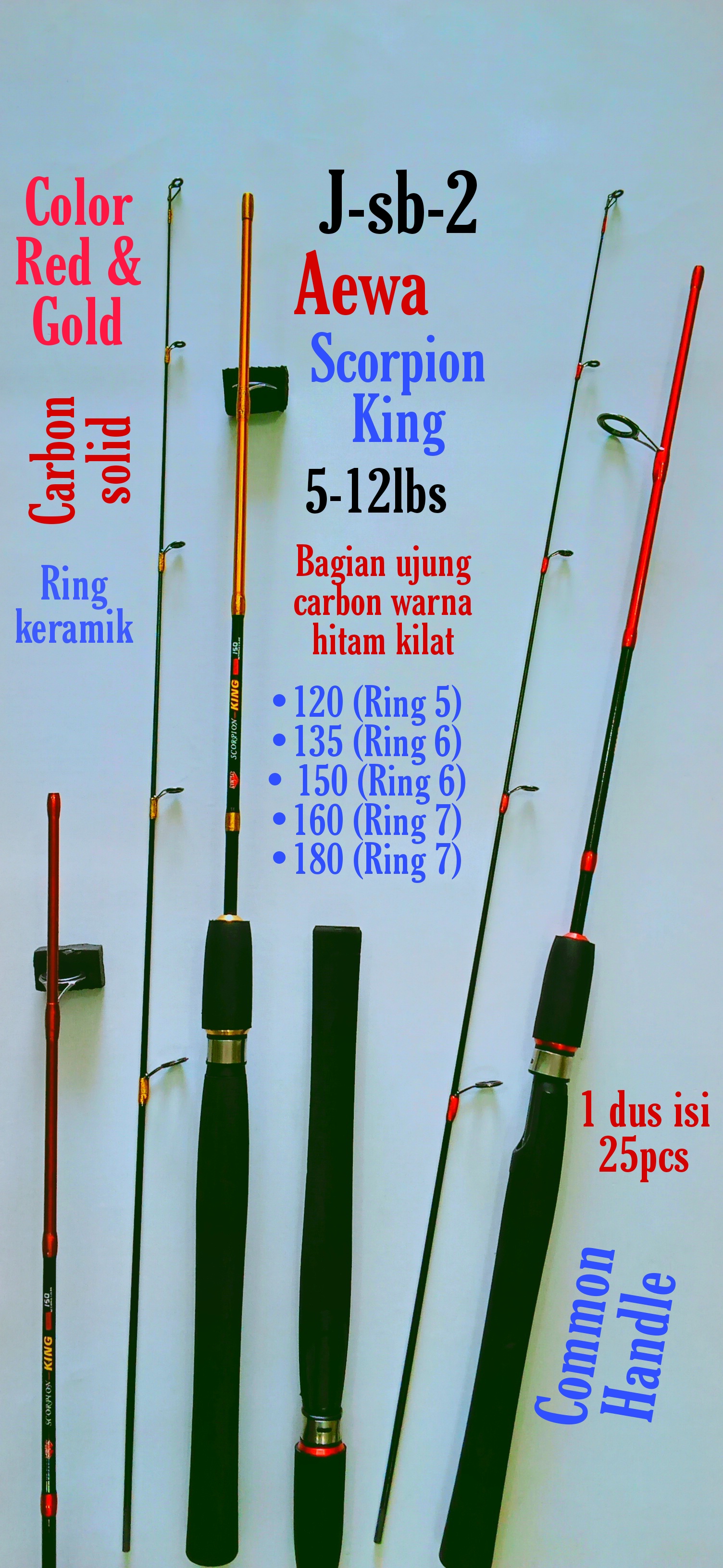 Turun 43%: Joran Scorpion King Solid