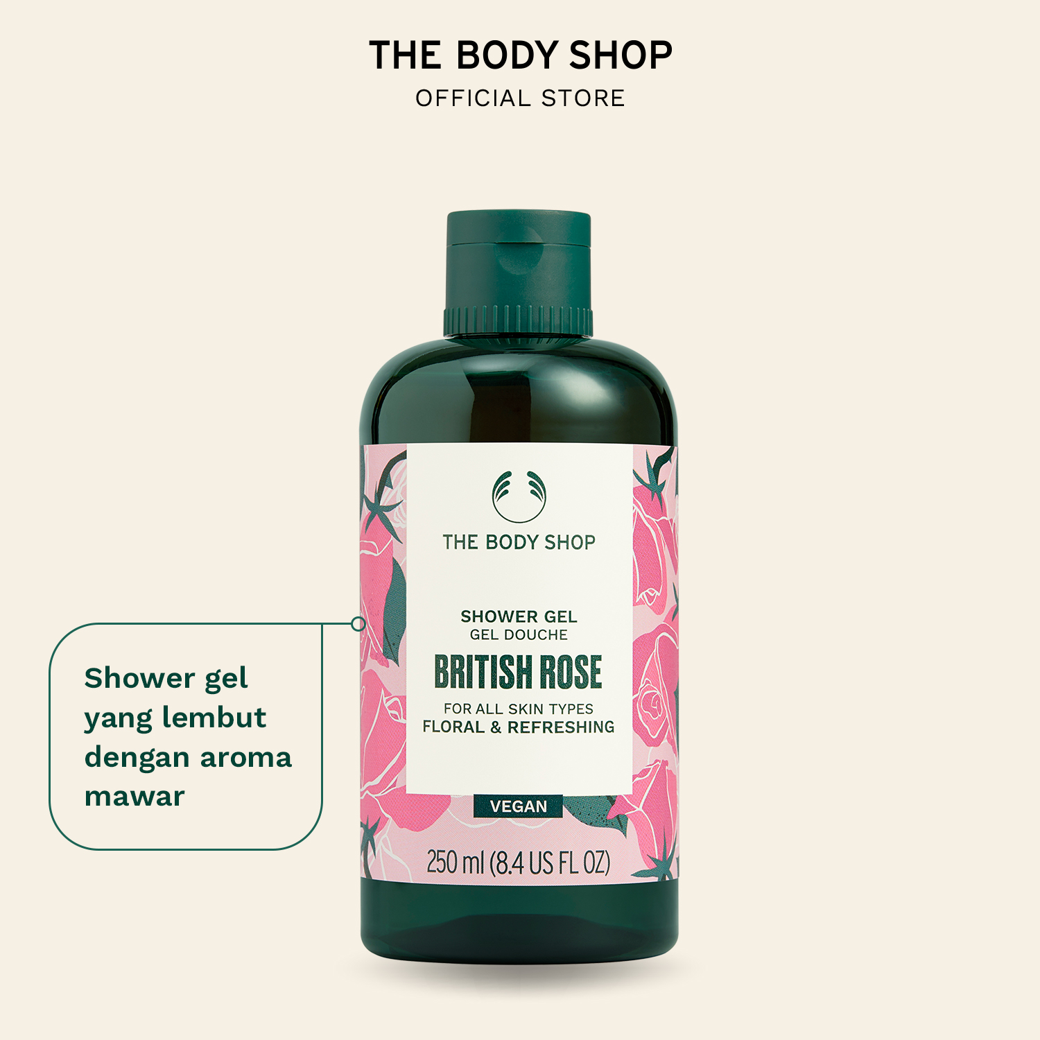 Turun 30%: The Body Shop British Rose