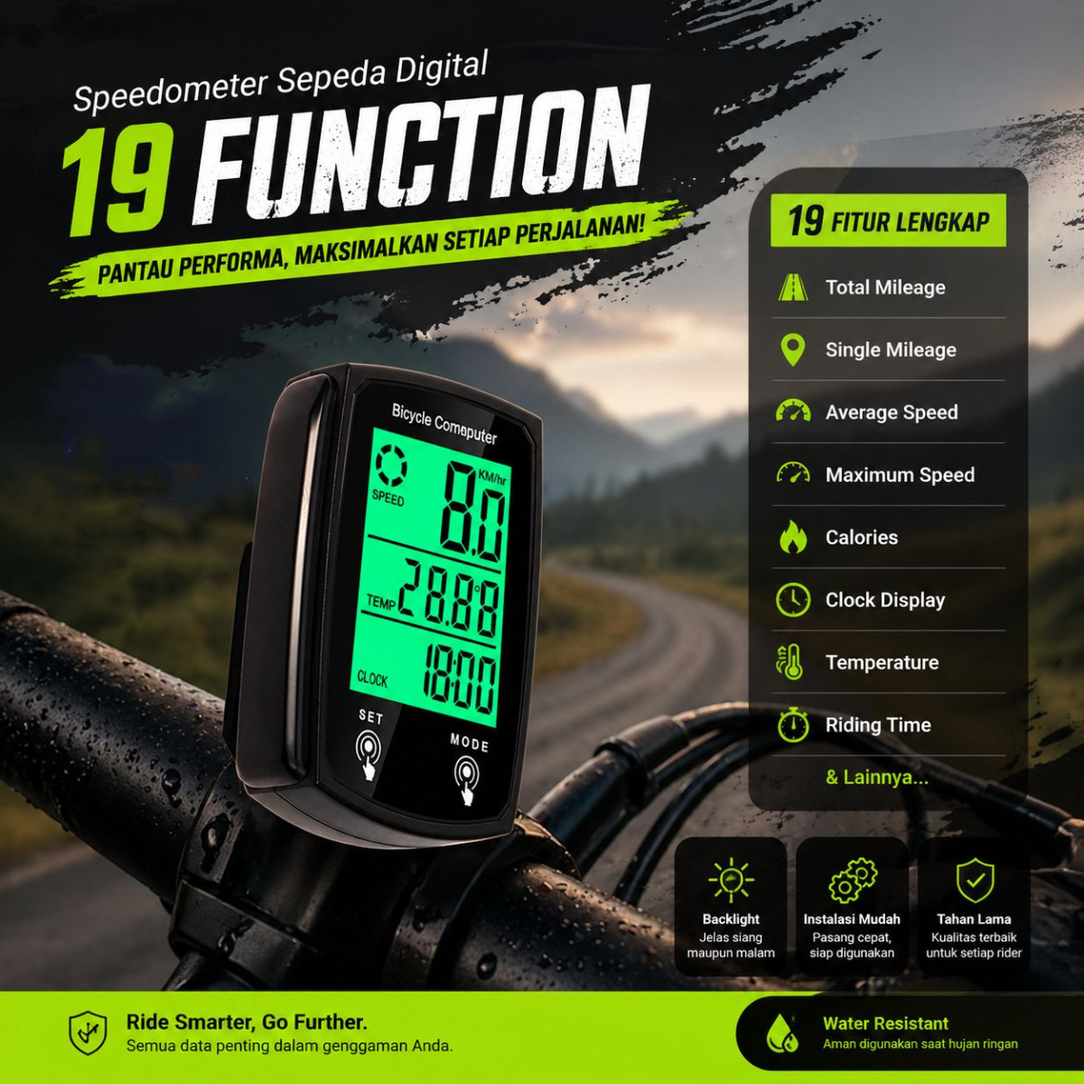 Harga Baru Turun: Speedometer Sepeda