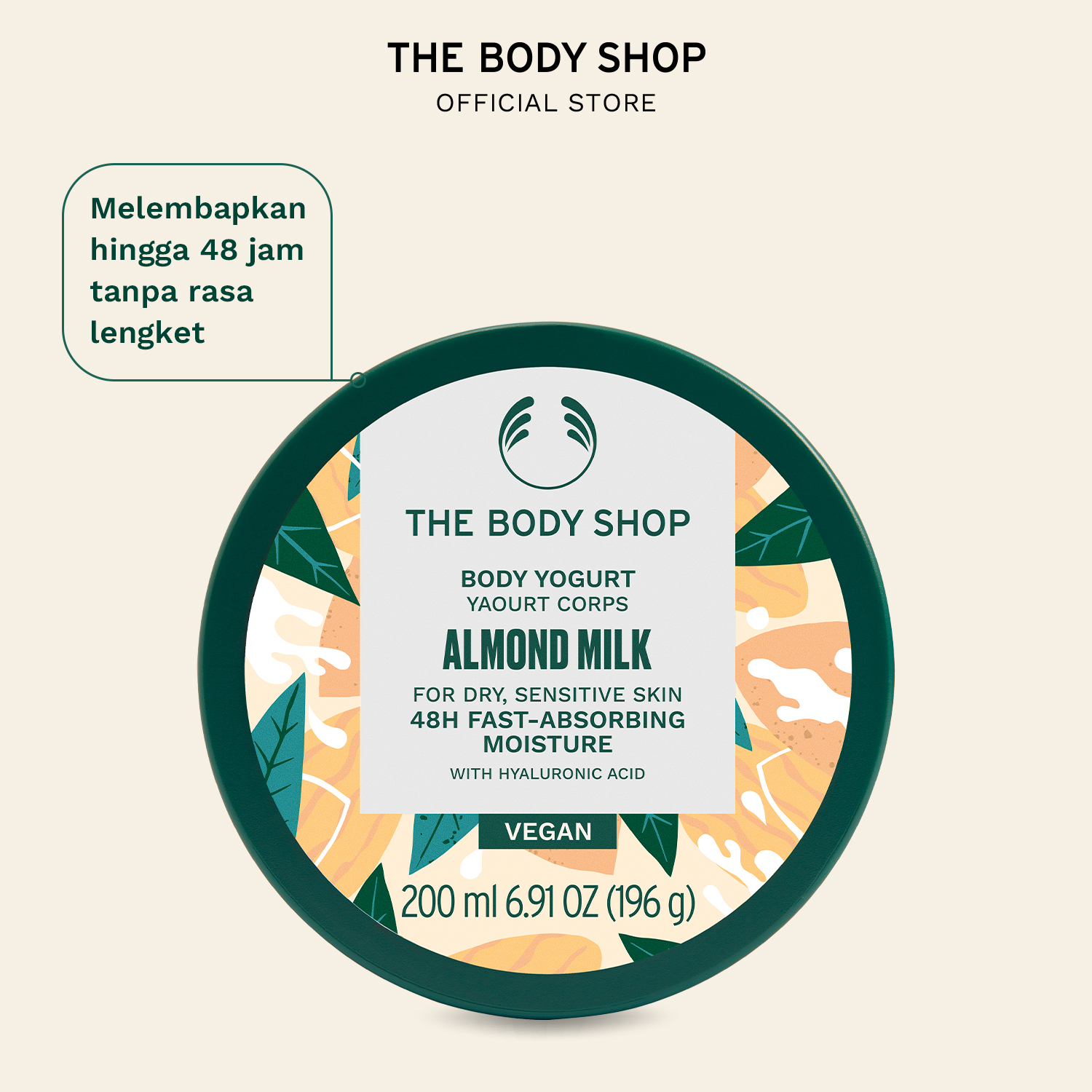Turun 30%: The Body Shop Almond Milk