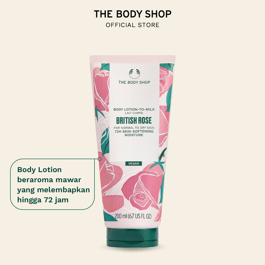 Turun 20%: The Body Shop British Rose