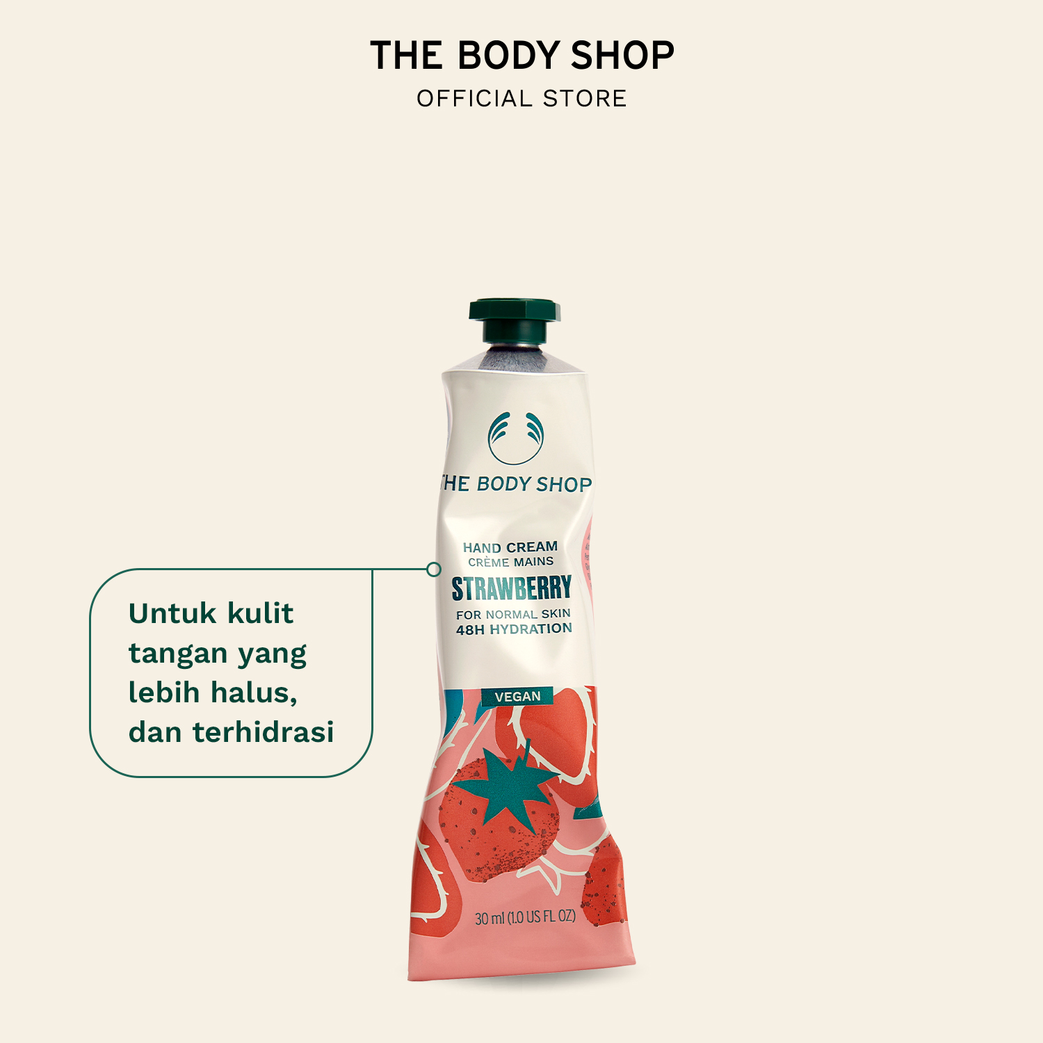 Turun 29%: The Body Shop Strawberry Hand