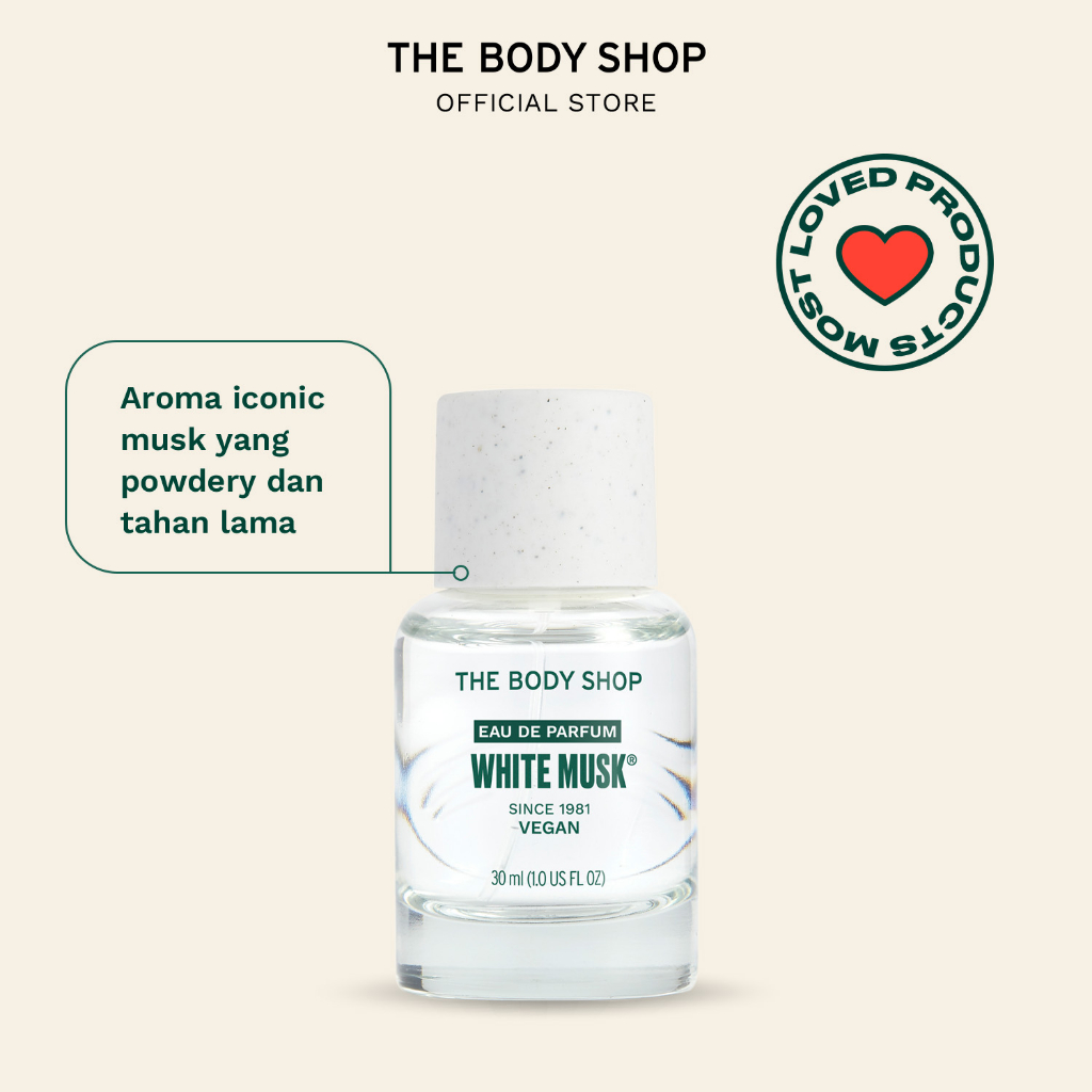 Turun 30%: The Body Shop White Musk
