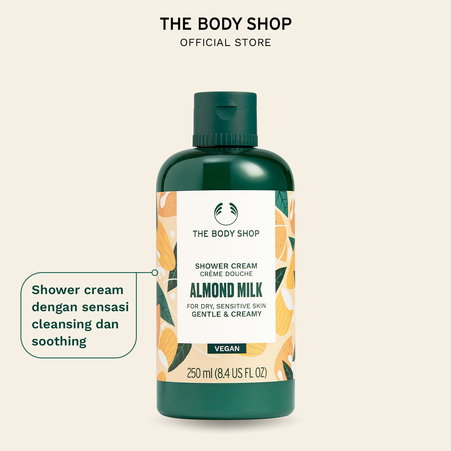 Turun 30%: The Body Shop Almond Milk