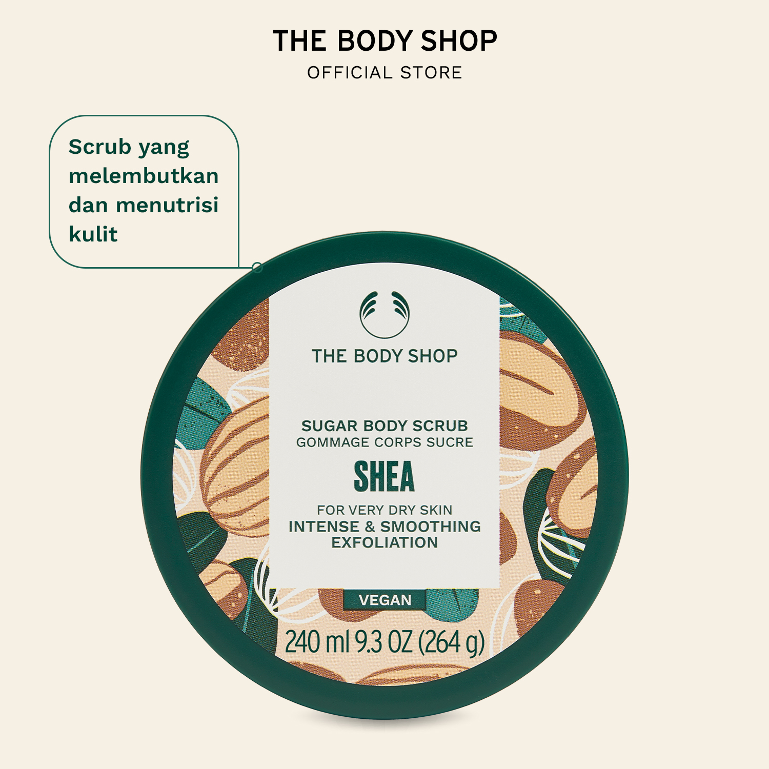 Turun 30%: The Body Shop Shea Sugar