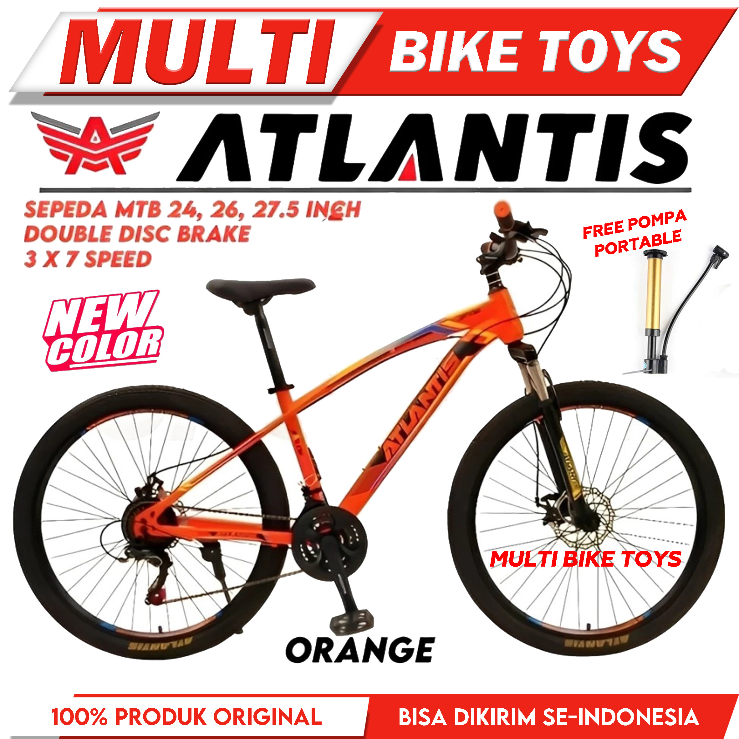 Harga Baru Turun: Sepeda Gunung MTB 24