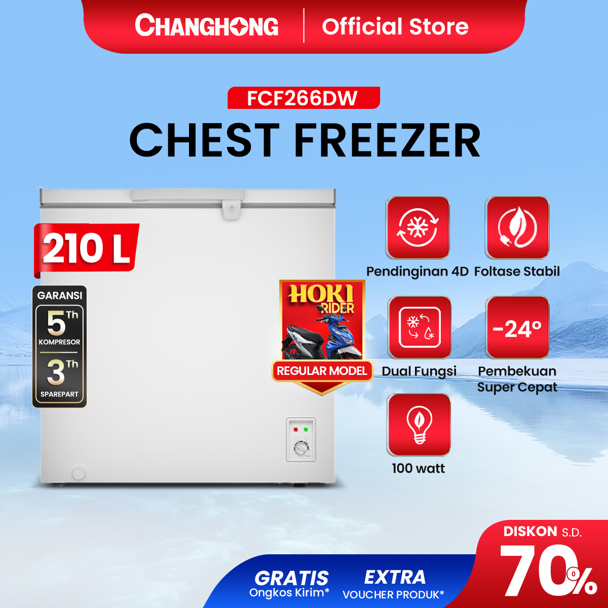 Harga Baru Turun: Changhong chest