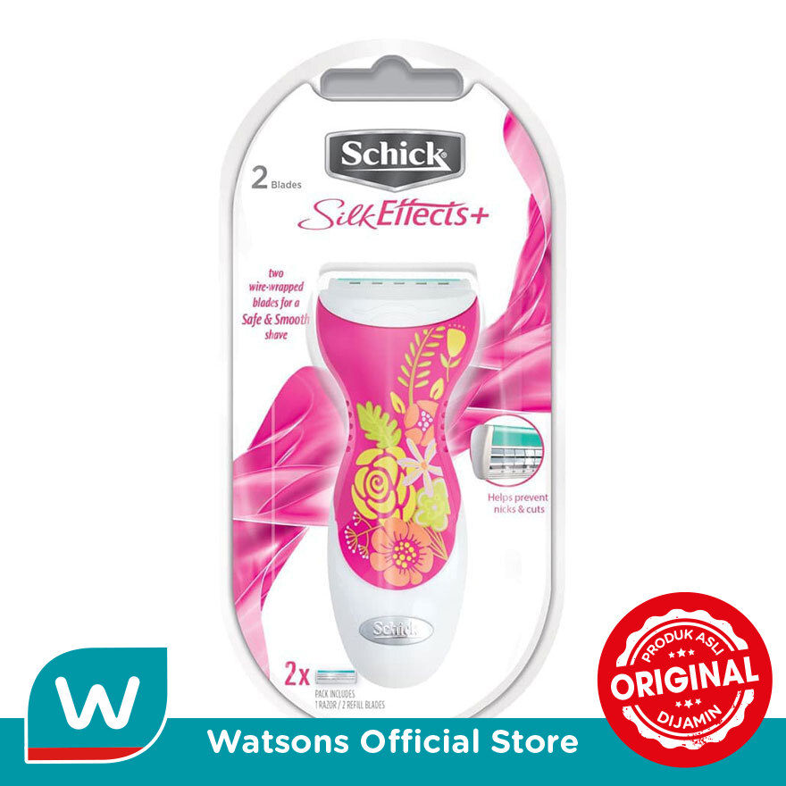 Turun 20%: SCHICK Silk Effects+ Floral