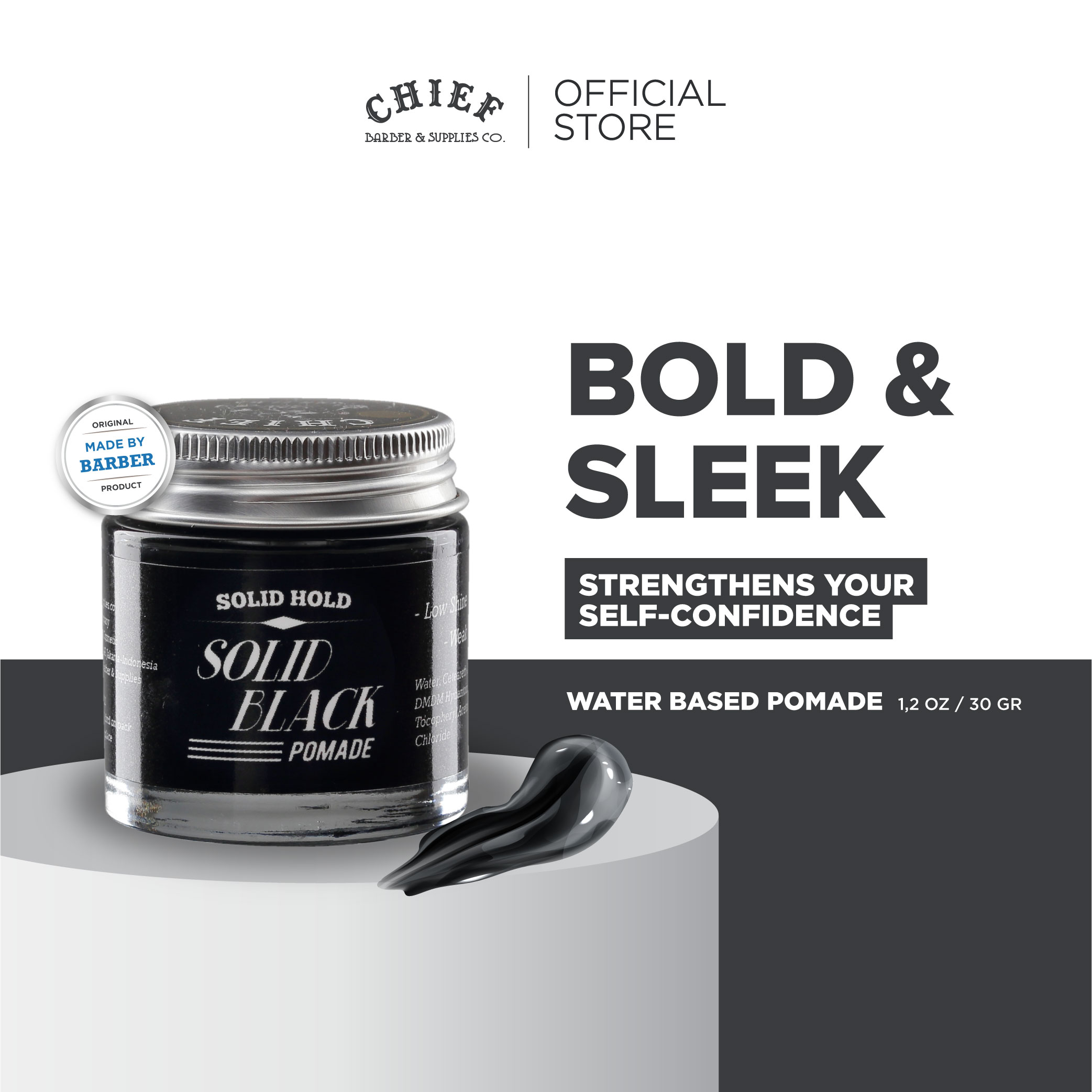 Harga Baru Turun: Chief Solid Black Mini
