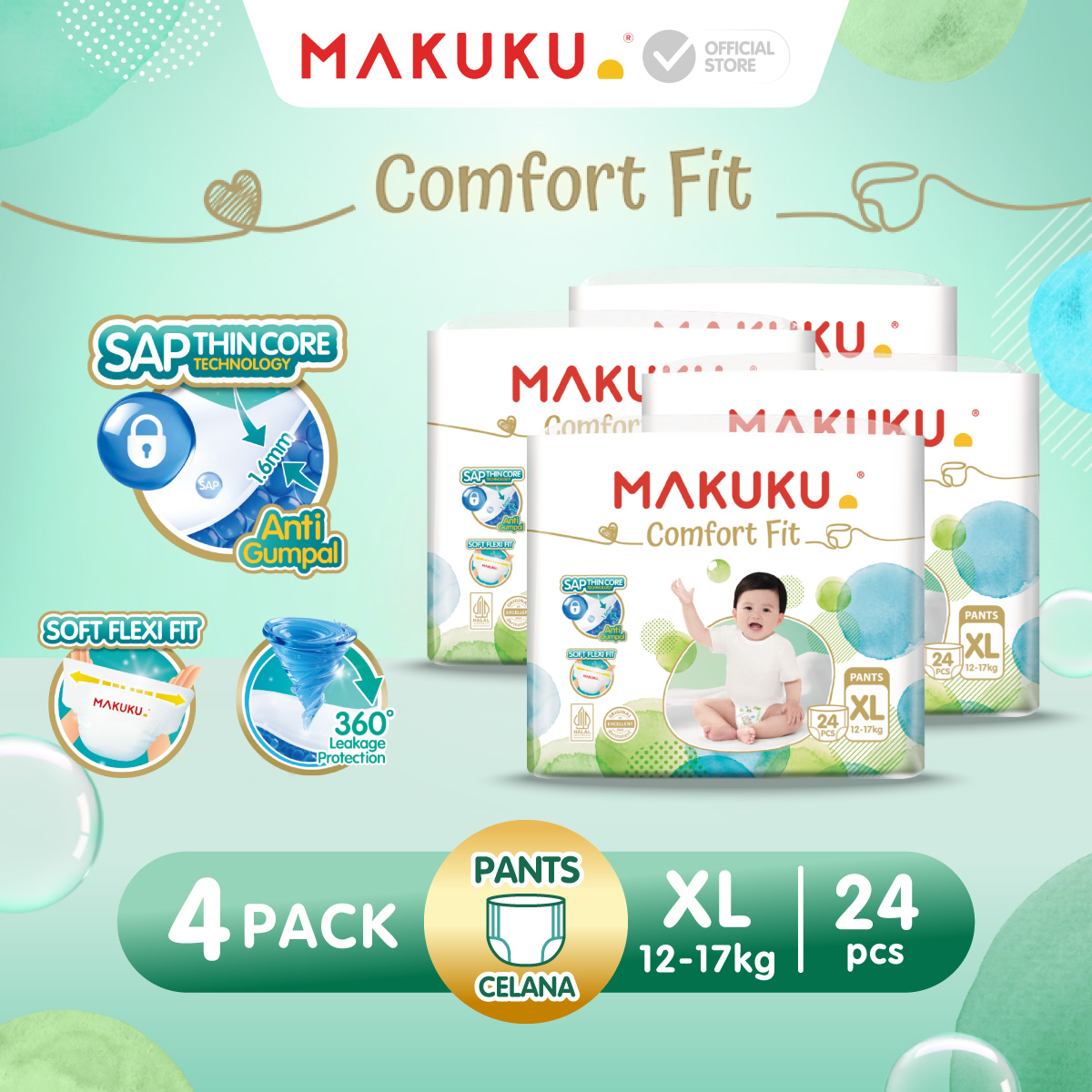 Harga Baru Turun: MAKUKU SAP Diapers