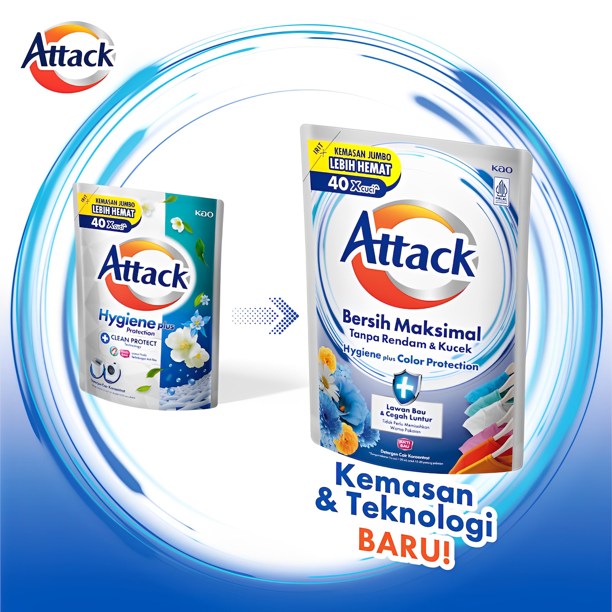 Turun 22%: Attack Matic / Deterjen Cair