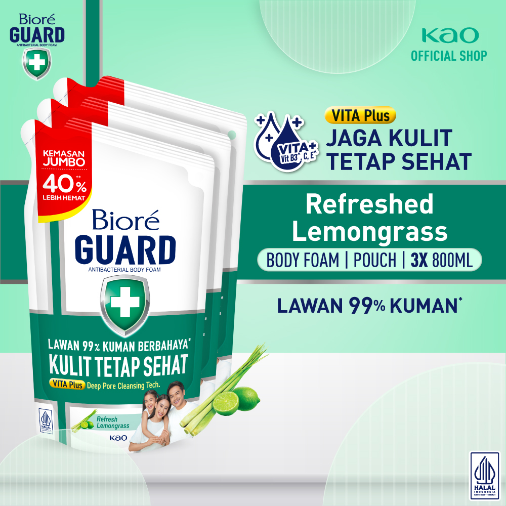 Turun 21%: Biore Guard Sabun Mandi Cair