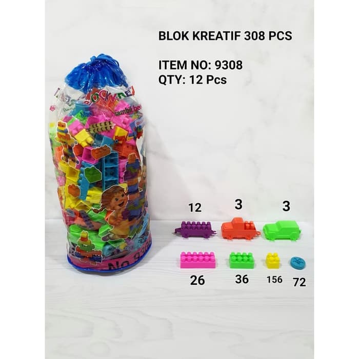 Harga Baru Turun: M158-308 Blok Kreatif