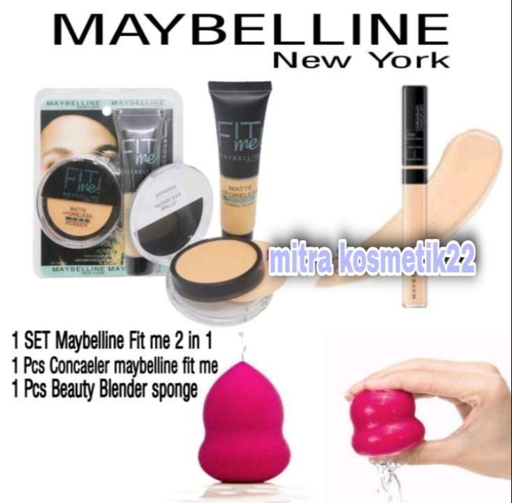 Turun 35%: PAKET KOSMETIK MAYBELLINE
