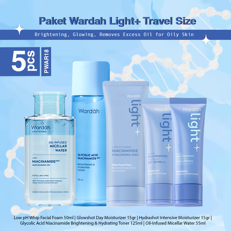 Harga Baru Turun: Paket Wardah Light+