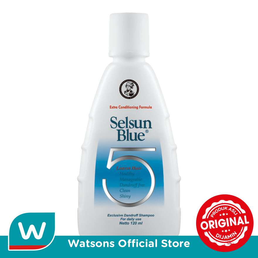 Turun 36%: Selsun Blue 5 Shampoo 120ml