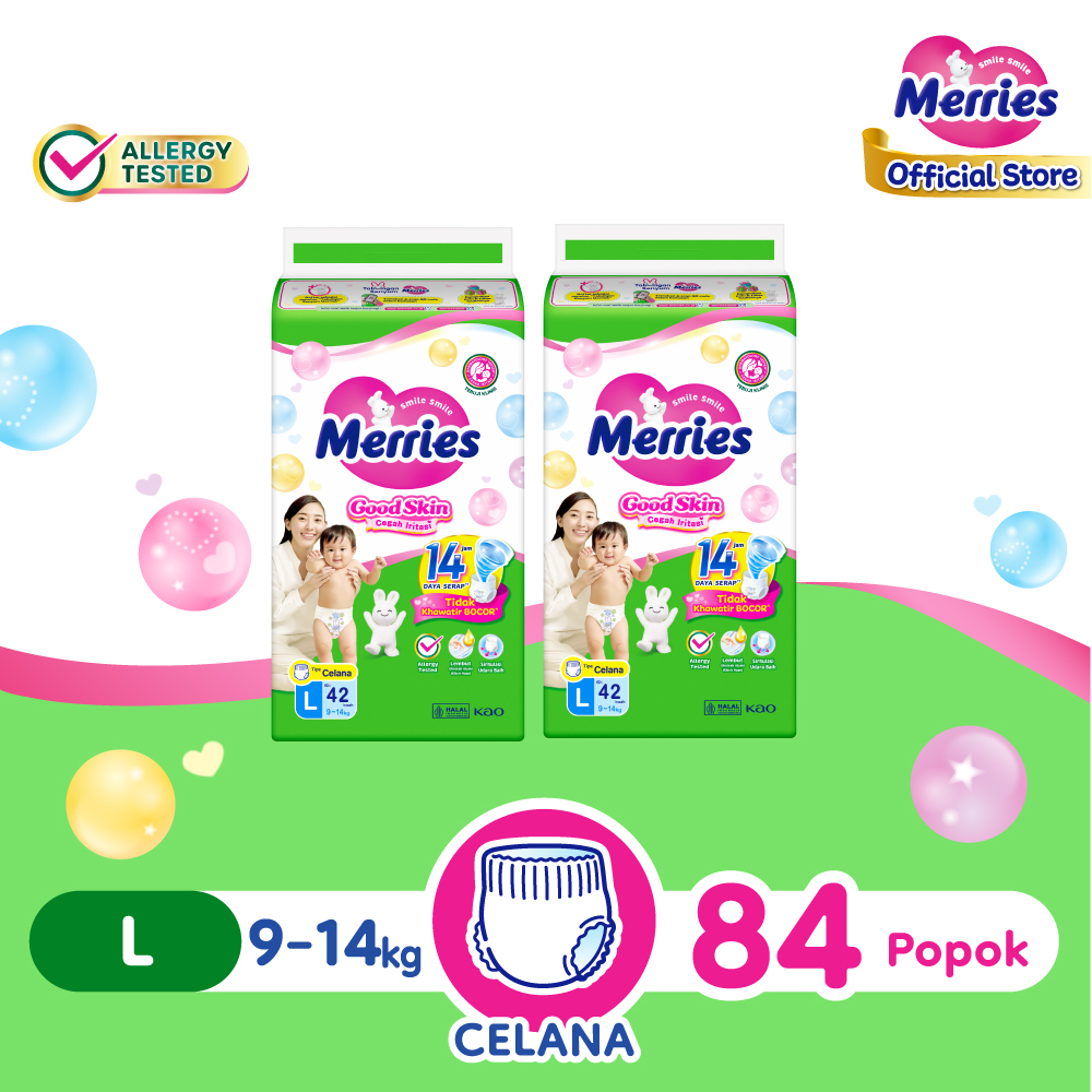 Harga Baru Turun: Merries Popok Bayi Good Skin (9-14kg)