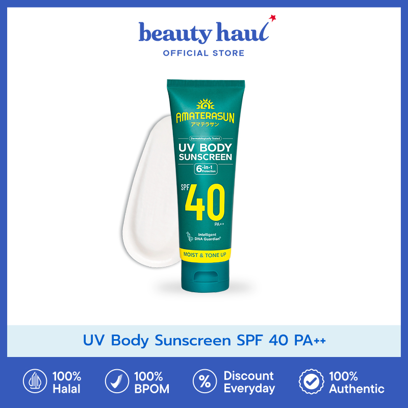 Turun 36%: AMATERASUN UV Body Sunscreen